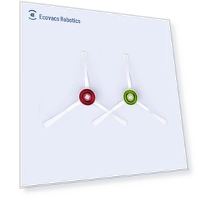 Боковые щетки для робота-пылесоса (2 пары, белые) — Аксессуары для уборки, ECOVACS