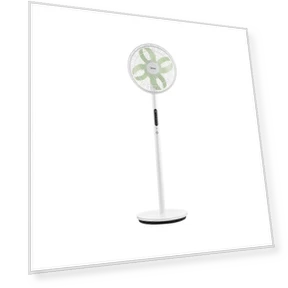 Умный вентилятор с инверторным управлением и тихой работой — Пена, Midea