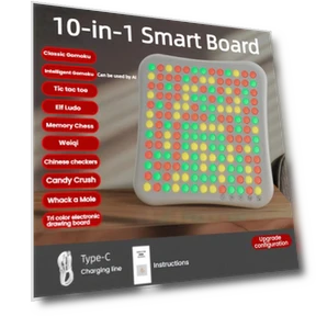Умный набор для нард - 10 в 1 настольная игра для детей и взрослых с USB-зарядкой, шахматы Го - веселое семейное занятие — Основания, Happy Time For kids