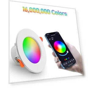 Умный даунлайт Bluetooth с голосовым управлением — Основания, GadgetGrip