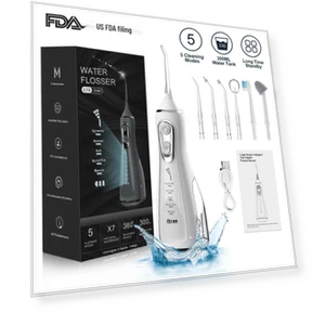 Умный электрический ирригатор для брекетов — Вакуумные тройники, GlowEssence