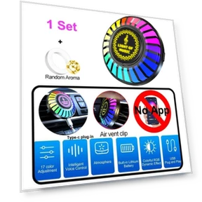 Умный светодиодный автомобильный освежитель воздуха с синхронизацией с музыкой — Автомобильные Освежители Воздуха, Motorgo