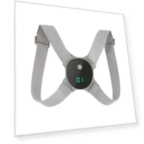 Умный бандаж для спины и корректор осанки с вибрационным напоминанием — Поддержка груди, GlowEssence