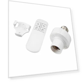 Умный пульт дистанционного управления выключатель света E27 светодиодная лампа беспроводной таймер держатель патрон для... — Выключатели розеток, COOKING-MALL