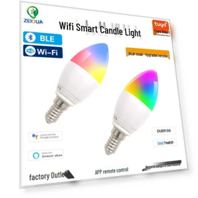 Умная WiFi свеча — Лампы накаливания, Tuya