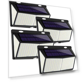 Солнечная настенная и уличная лампа с датчиком движения — Пена, HomeHarmony