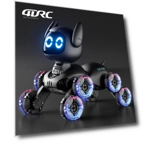 Трансформируемая игрушка-робот-собака с дистанционным управлением — Электронные питомцы, 4DRC