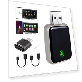 Беспроводной адаптер CarPlay и Android Auto — Пена, Auto Launcher