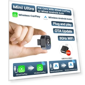 Адаптер для беспроводного CarPlay и Android Auto — Автомагнитолы, COOKING-MALL