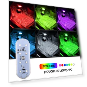 8-светодиодный автомобильный интерьерный фонарь для настроения — Подсветка, JOHO - CarGear