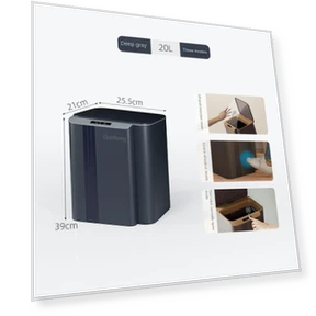 Автоматический датчик мусорного ведра — Кухонные урны, Refreshing Home