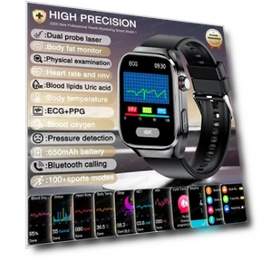 Умные часы для здоровья с лазерной диагностикой ИИ — Умные часы, QLY Online