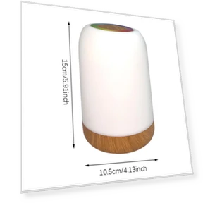 Светодиодная сенсорная лампа с регулируемым цветом RGB — Настольные лампы, TOP-MALL-001