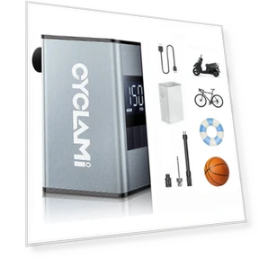 Мини-электрический насос для велосипедных шин — Насосы и аксессуары, CYCLAMI