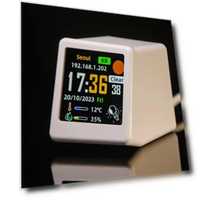 Мини-будильник Wi-Fi с погодой — Будильники и часы, Daily necessities-V