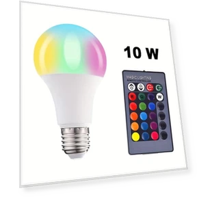 Светодиодная лампа RGB с пультом дистанционного управления — Лампочки и освещение, Cars Auto Home