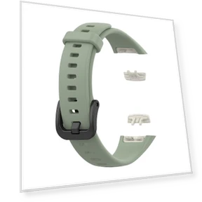 Силиконовый ремешок для умного браслета светло-зеленый — Ремешки для фитнес-браслетов, Huawei