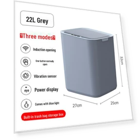 Умный автоматический индукционный мусорный бак — Пресс для мусора