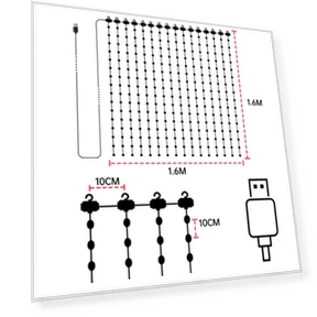Умная светодиодная гирлянда-занавес — Гирлянды для дома, Cars Auto Home