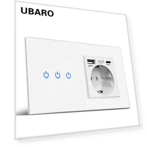 Сенсорный переключатель со стеклянной панелью — DAT-кассеты, Red dress