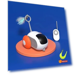 Умная игрушечная машинка для кошек — Игрушки для питомцев, pet safe