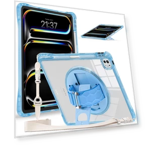 Чехол с подставкой и ручным ремнем для iPad Pro 13 (2024) — Чехлы, Smartwatch 2025