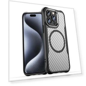 Магнитный чехол для iPhone 15 Pro — Аксессуары для телефонов, Smartwatch 2025