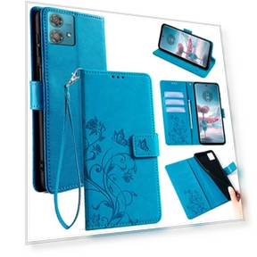 Чехол с ремешком на запястье и цветочным принтом бабочки — Чехлы-книжки, Smartwatch 2025