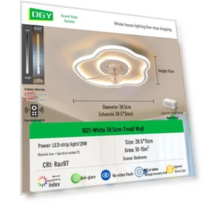 Современный умный потолочный вентилятор с подсветкой — Потолочные вентиляторы, ElectroCN