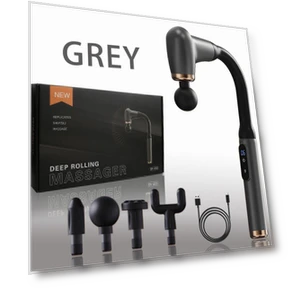 Массажный пистолет для релаксации шеи, плеч, спины и тела — Массажеры для спины, Dominguez