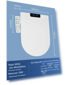 Умное сиденье для унитаза — Сиденья для унитазов, ElectroCN