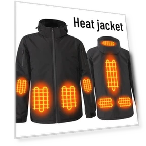 Умный ветрозащитный пуховик с подогревом — Утепленные, BigSopping
