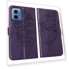 Чехол-кошелек с ремешком на запястье и тиснением бабочки — Базовые чехлы, Smartwatch 2025