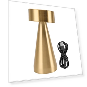 Переносная металлическая настольная лампа — Настольные лампы, CosyHome