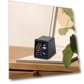 Умная настольная станция с часами и погодой — Будильники и часы, junzilan