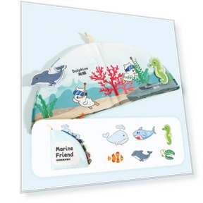 Детская тканевая книга для раннего развития — Игрушки для малышей, Picture Hung