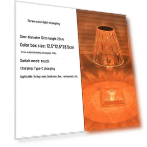 Сенсорная лампа Crystal Rose с регулировкой яркости — Потолочные светильники, Got Now