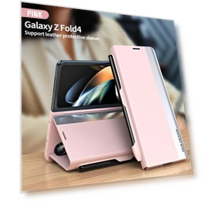 Кожаный чехол с магическим поглощением для Samsung Galaxy Z Fold — Базовые чехлы, Bai Fen Bai-Digital 3C
