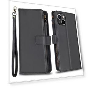 Чехол-кошелек с подставкой для iPhone 15 — Базовые чехлы, Smartwatch 2025