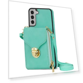 Чехол с карманом для карт и ремнем через плечо — Аксессуары для телефонов, Smartwatch 2025