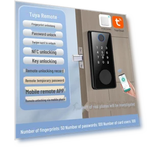 Умный дверной замок со сканером отпечатков пальцев — Биометрия, Apex Gear