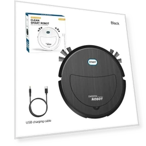 Умный робот-подметальщик 3 в 1 — Роботы-пылесосы, Darling Women Boutique C
