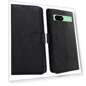 Чехол с кошельком из кожи PU с телячьей текстурой и магнитной застежкой — Чехлы-книжки, Smartwatch 2025