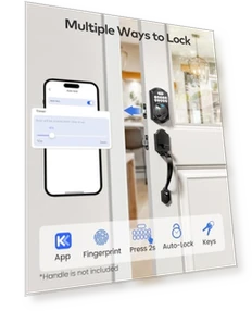Умный замок с Wi-Fi и отпечатком пальца — Задвижки, TEEHO