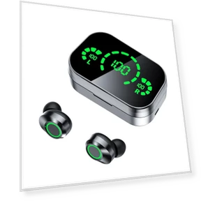Гарнитура с умным дисплеем и зарядкой Type-C — Внутриканальные наушники, GadgetGrip