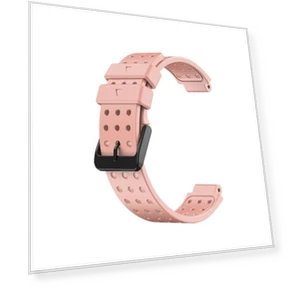 Дышащий однотонный мягкий силиконовый ремешок — Ремешки для часов, Vela