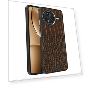 Чехол с текстурой крокодила и микротиснением на задней панели — Аксессуары для телефонов, Smartwatch 2025