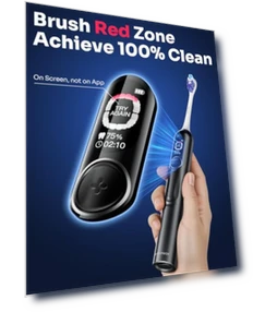Умная электрическая зубная щетка с дисплеем — Звуковые зубные щетки, SAKYPRORAL