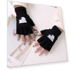 Шерстяные перчатки без пальцев — Перчатки, StrideBox