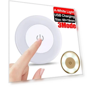 Светодиодный сенсорный ночник с 3 режимами затемнения — Ночники, Household supplies MH